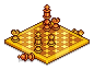 Golden Chess Board