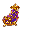 Gold Adorned Aubergine