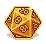 Golden Icosahedron Die