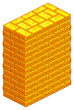 Golden Brick Wall