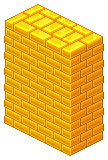 Golden Brick Wall