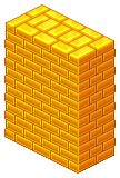Golden Brick Wall
