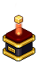 Gold Isometric Cube