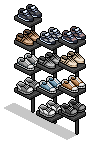Foot Locker Shoe Rack