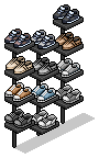 Foot Locker Shoe Rack
