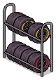 On Track Wheel Shelf