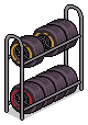 On Track Wheel Shelf