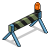 Army Green Road Barrier