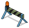 Army Green Road Barrier