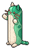 Long Teal Cat