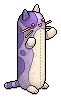 Long Purple Cat