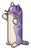 Long Purple Cat