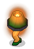Leggy Green Lamp