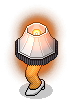 Leggy Silver Lamp