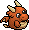 Orange Drago Plush