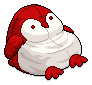 Red Penguin Beanbag