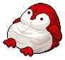 Red Penguin Beanbag