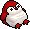 Red Penguin Beanbag