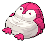 Fuschia Penguin Beanbag