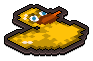 Yellow Duck Rug
