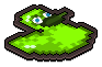 Lime Duck Rug