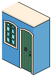 Blue Brazilian Building