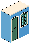 Blue Brazilian Building