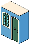 Blue Brazilian Building