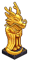 Golden Dragon Statue