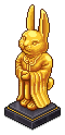 Golden Rabbit Statue