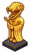 Golden Snake Statue