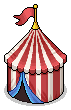 Red Circus Tent