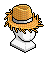 Frayed Straw Hat