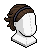 Pushed-Back Hair