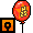 Red Habbo 25 Balloon