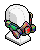 Painted Gas Mask