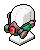 Painted Gas Mask