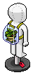 Transparent Plant Backpack