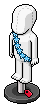 Snowy Blue Sash