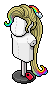 Long Rainbow Ponytail