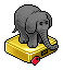 Mini Grey Elephant