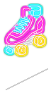 Roller Skate Neon Light