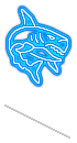 Shark Neon Light