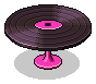 Vinyl Disc Table