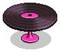 Vinyl Disc Table