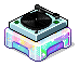 Iridescent Disco Turntable
