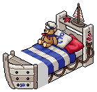 Ship-Shaped Bed