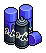 Blue Spray Paints