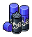 Blue Spray Paints