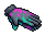 Splattered Gloves